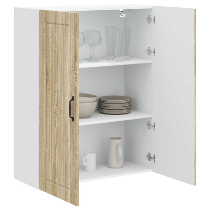 Vægskab LUCCA Sonoma-eg 80 x 31 x 100 cm Konstrueret træ