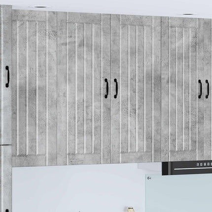Vægskab LUCCA Betongrå 80 x 31 x 100 cm Konstrueret træ