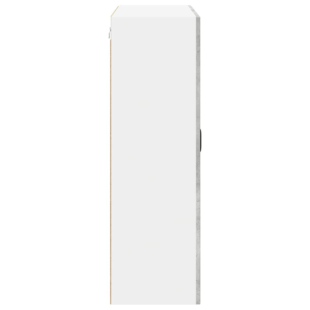 Vægskab LUCCA Betongrå 80 x 31 x 100 cm Konstrueret træ