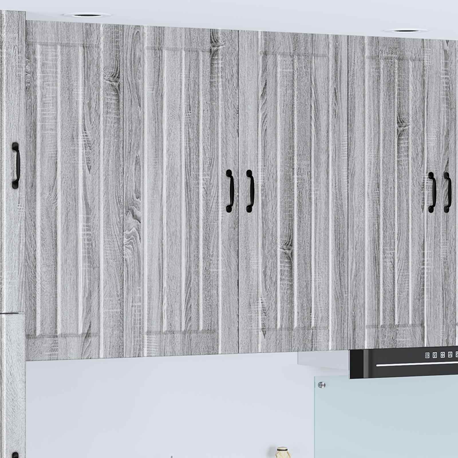 Vægskab LUCCA Grå sonoma-eg 80 x 31 x 100 cm Konstrueret træ