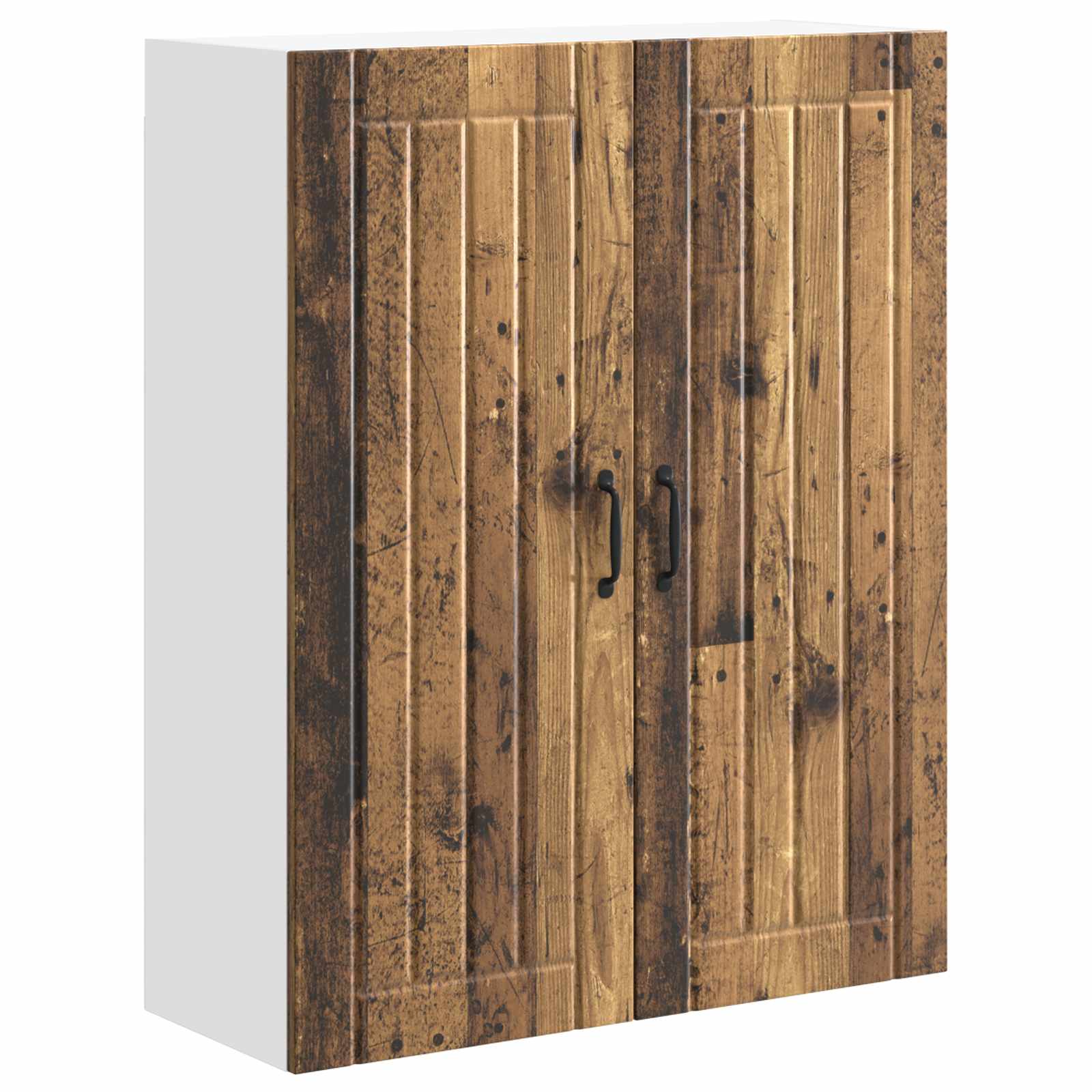 Vægskab LUCCA Gammelt træ 80 x 31 x 100 cm Konstrueret træ