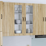 Væglågskab LUCCA Sonoma-eg 80 x 31 x 100 cm Konstrueret træ