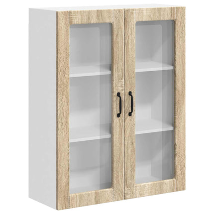 Væglågskab LUCCA Sonoma-eg 80 x 31 x 100 cm Konstrueret træ