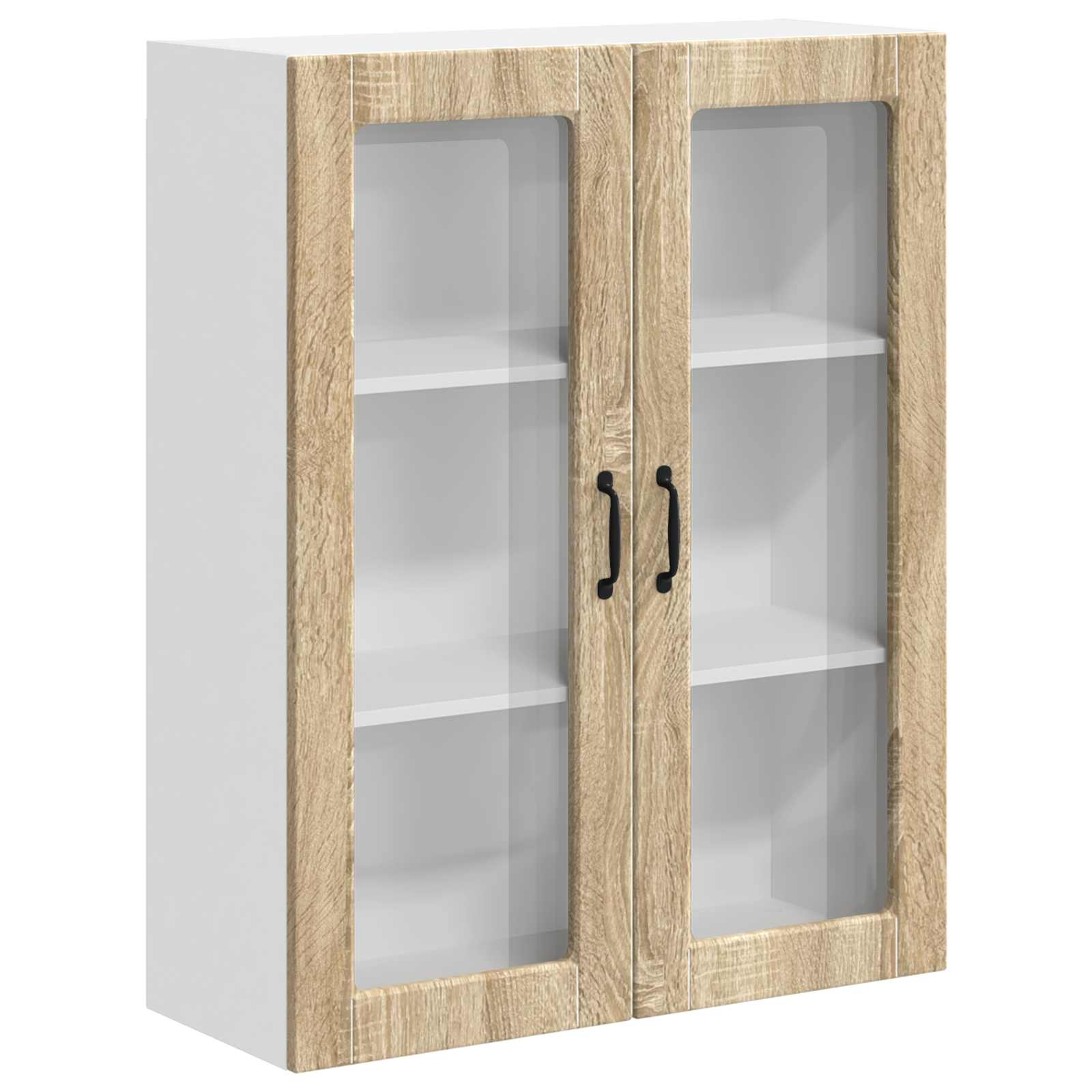 Væglågskab LUCCA Sonoma-eg 80 x 31 x 100 cm Konstrueret træ