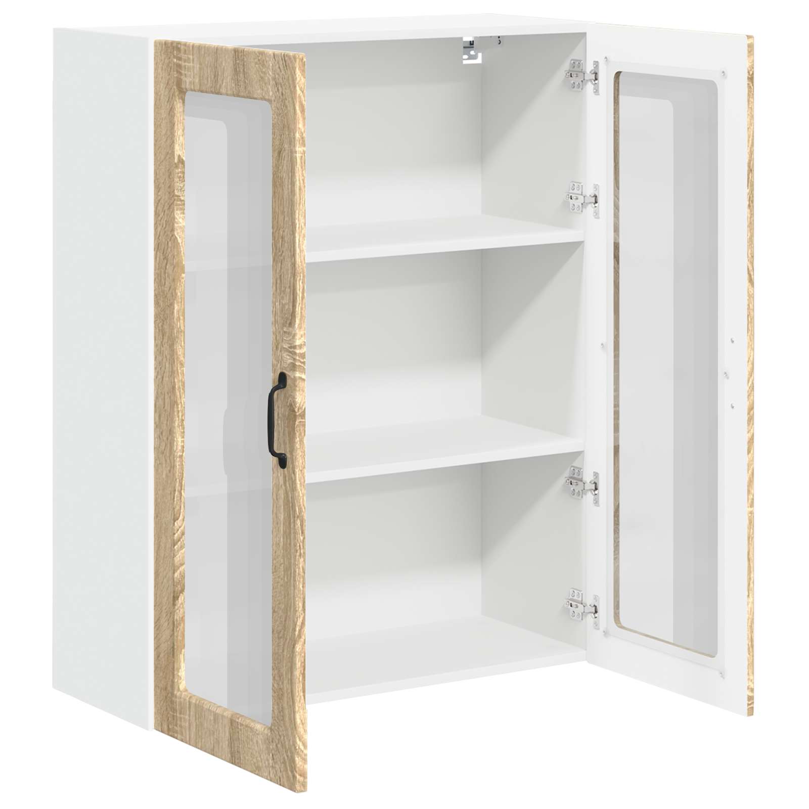Væglågskab LUCCA Sonoma-eg 80 x 31 x 100 cm Konstrueret træ