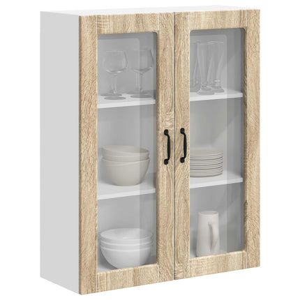 Væglågskab LUCCA Sonoma-eg 80 x 31 x 100 cm Konstrueret træ