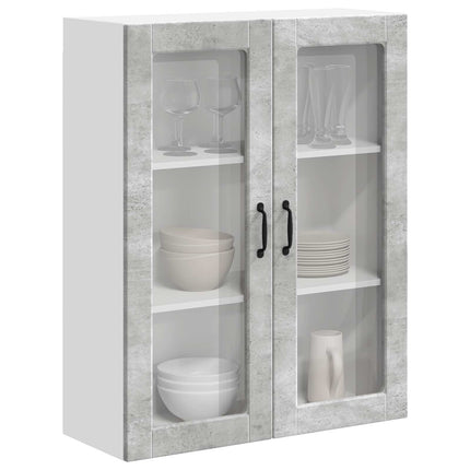 Væglågskab LUCCA Betongrå 80 x 31 x 100 cm Konstrueret træ