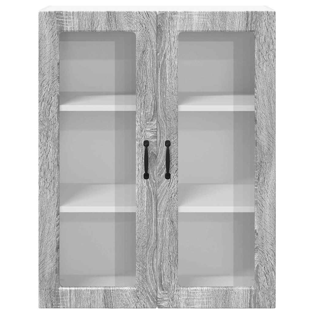 Vægskab til køkken Grå Sonoma 80 x 31 x 100 cm Konstrueret træ