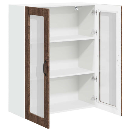 Væglågskab LUCCA Brunt eg 80 x 31 x 100 cm Konstrueret træ