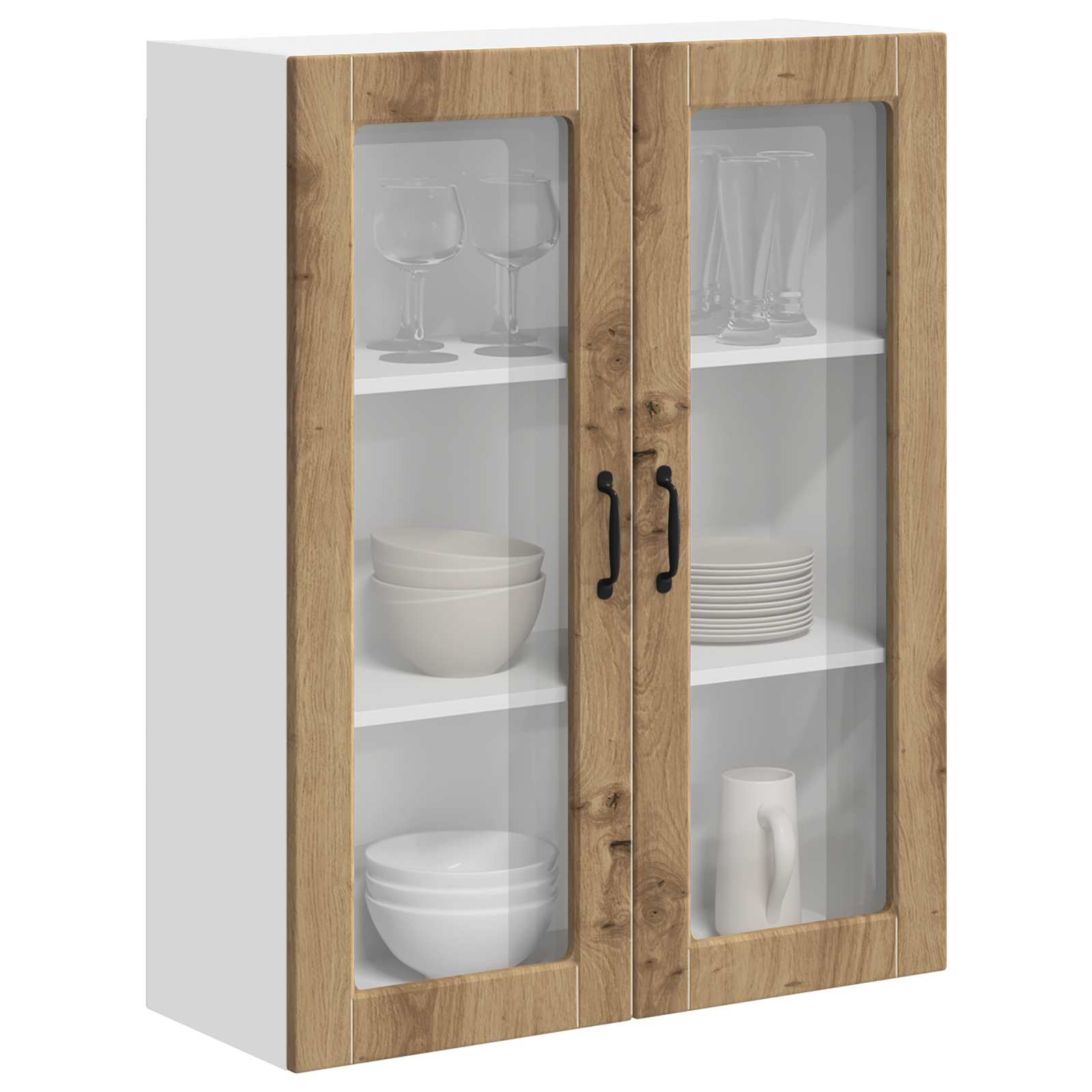 Væglågskab LUCCA Artisan-eg 80 x 31 x 100 cm Konstrueret træ