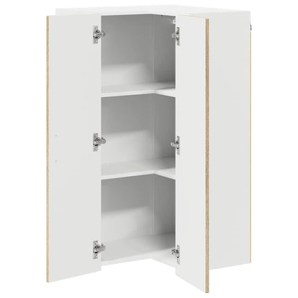 Væg hjørneskab LUCCA Sonoma-eg 57 x 57 x 100 cm Konstrueret træ