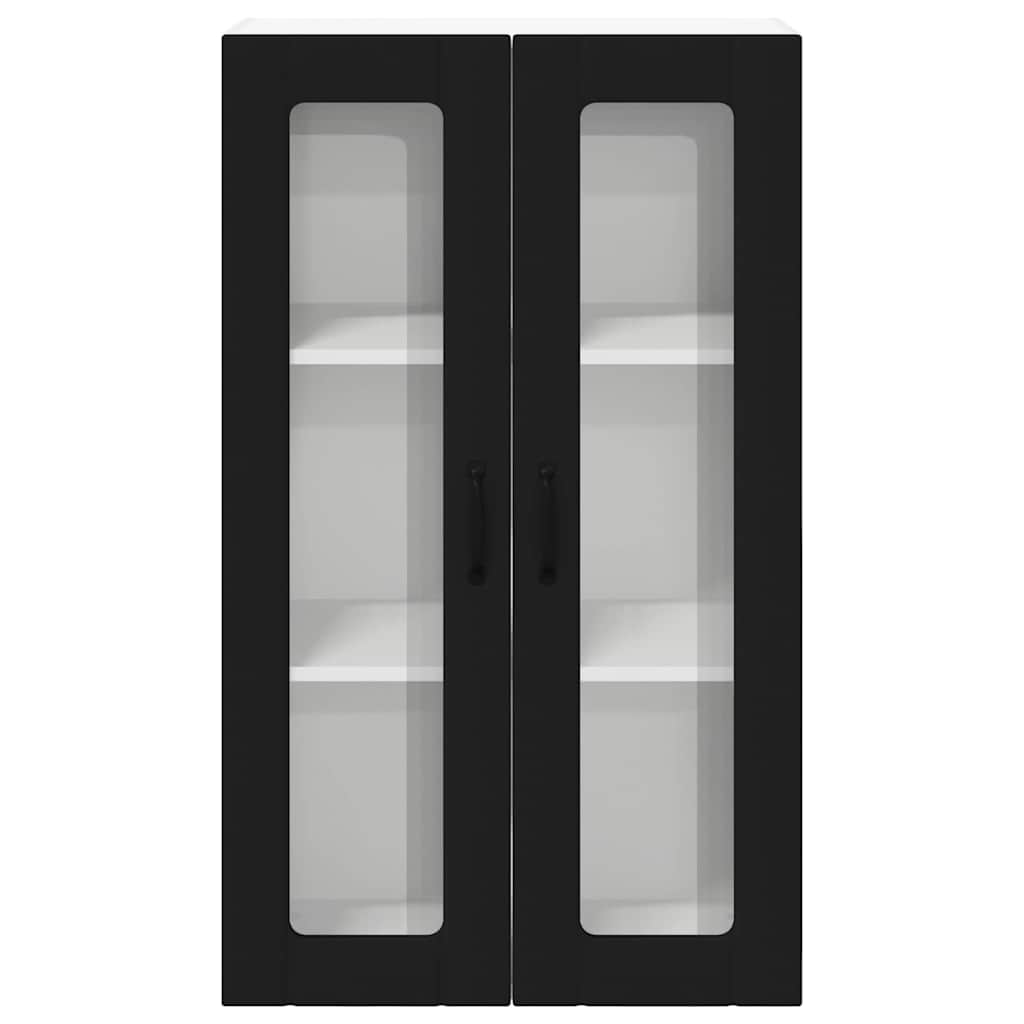 Vægskab til køkken Sort 60 x 31 x 100 cm Konstrueret træ