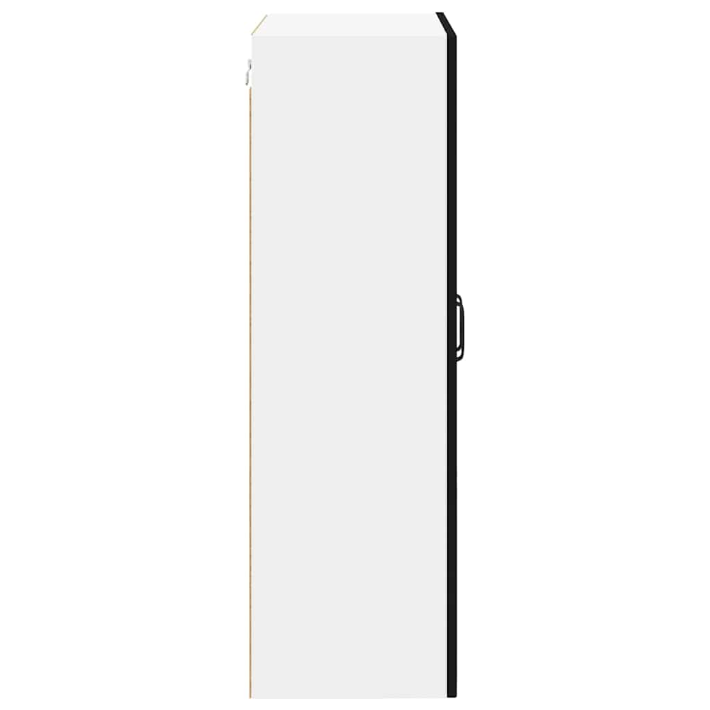 Vægskab til køkken Sort 60 x 31 x 100 cm Konstrueret træ