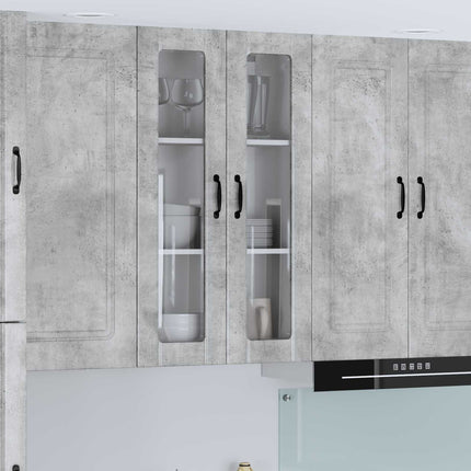 Væglågskab LUCCA Betongrå 60 x 31 x 100 cm Konstrueret træ