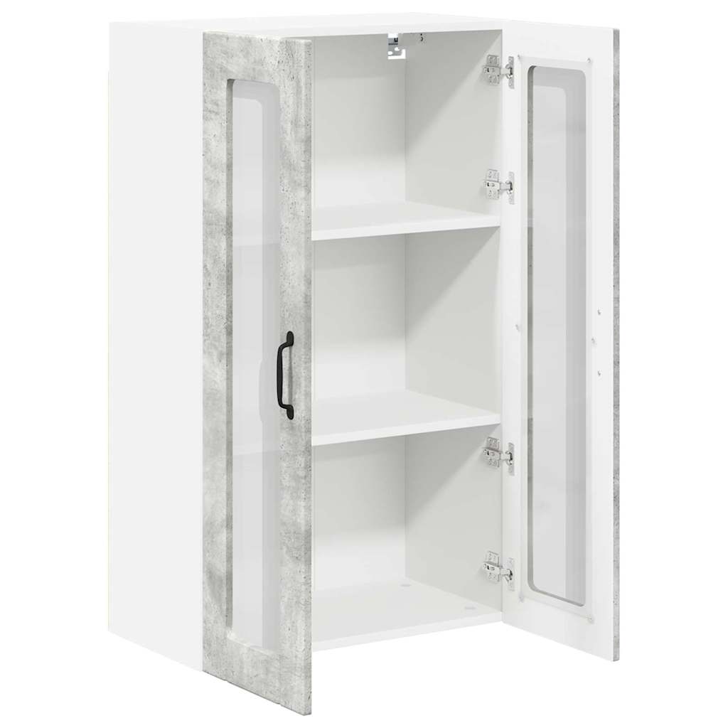 Vægskab til køkken Beton Grå 60 x 31 x 100 cm Konstrueret træ