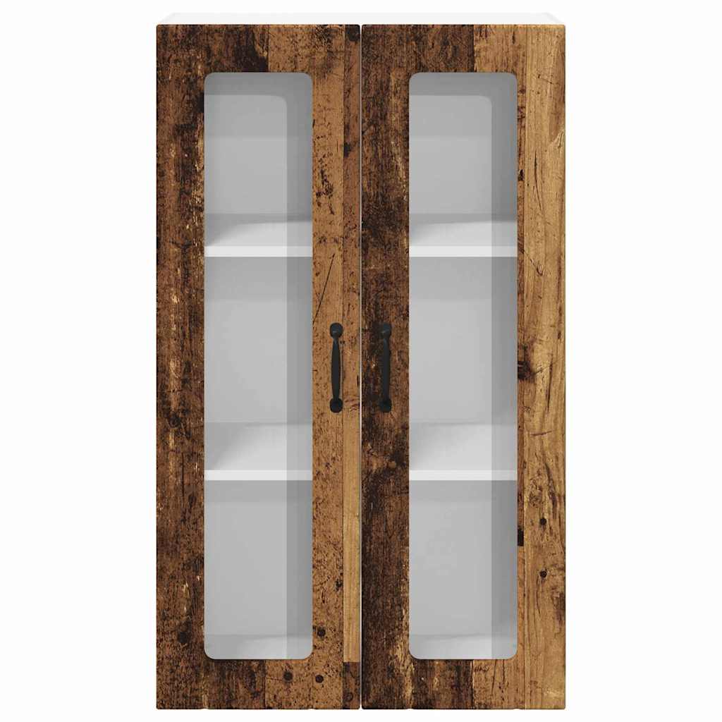 Vægskab til køkken Gammelt træ 60 x 31 x 100 cm Konstrueret træ