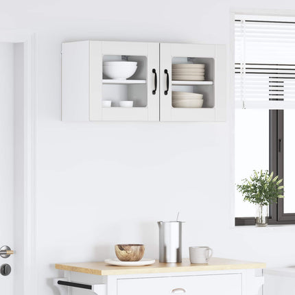 Væglågskab PORTO 2 pcs Hvid 40 x 31 x 40 cm Konstrueret træ