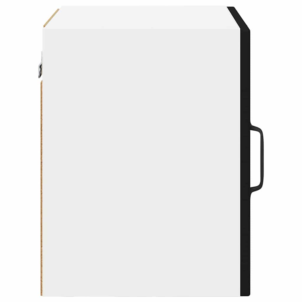 Vægskab til køkken med dør Sort 40 x 31 x 40 cm Konstrueret træ