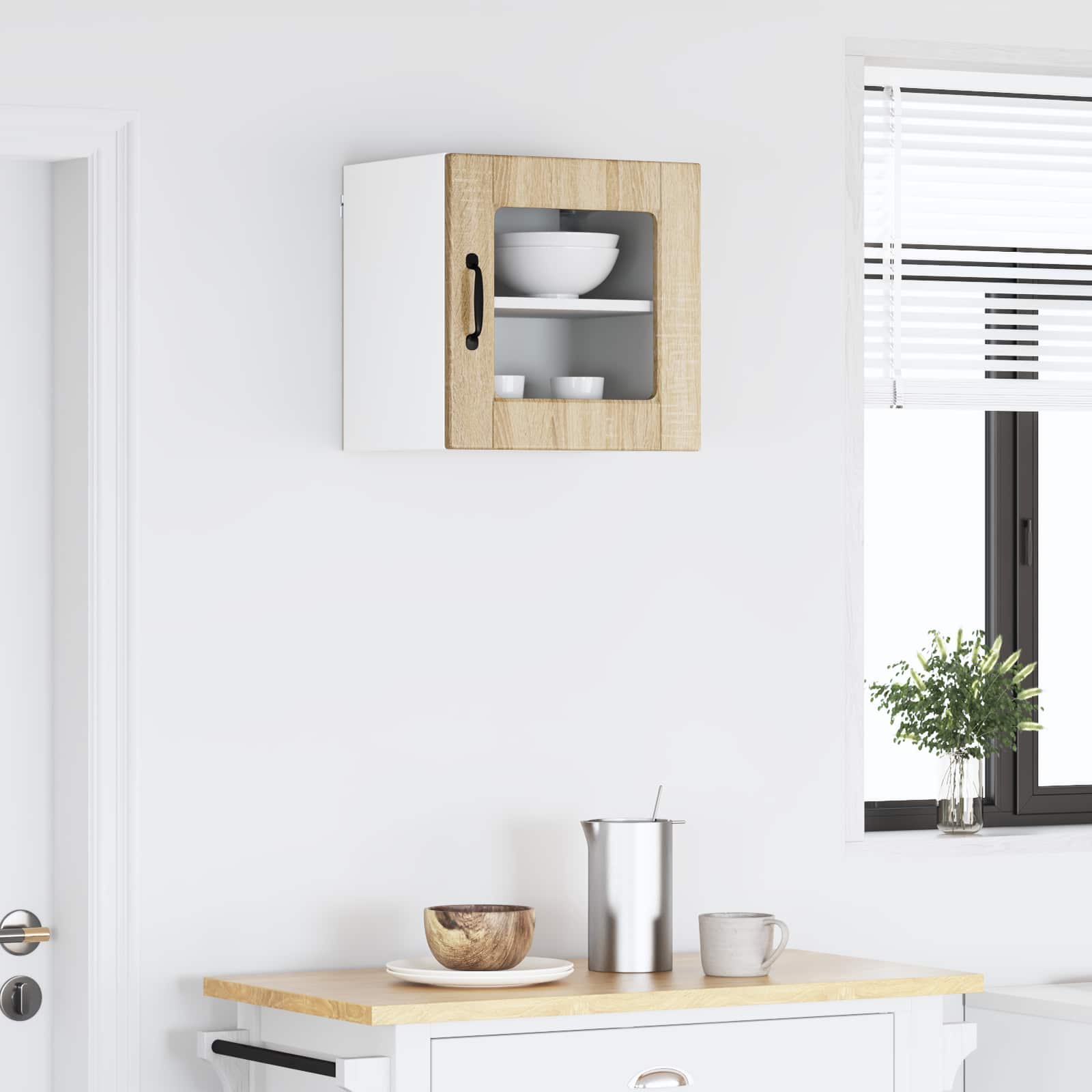 Køkkenskab med hylde Sonoma eg 40 x 31 x 40 cm Konstrueret træ