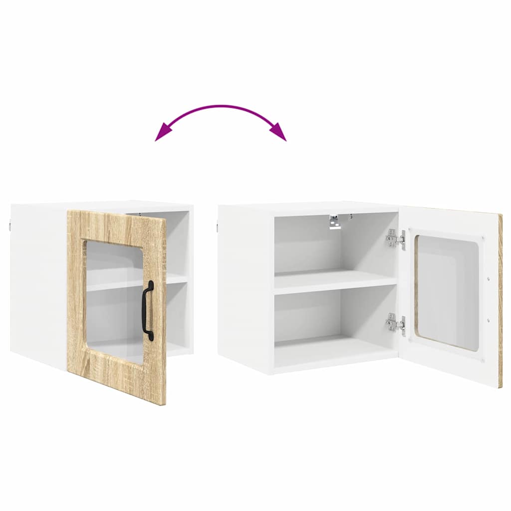 Vægskab til køkken Sonoma eg 40 x 31 x 40 cm Konstrueret træ