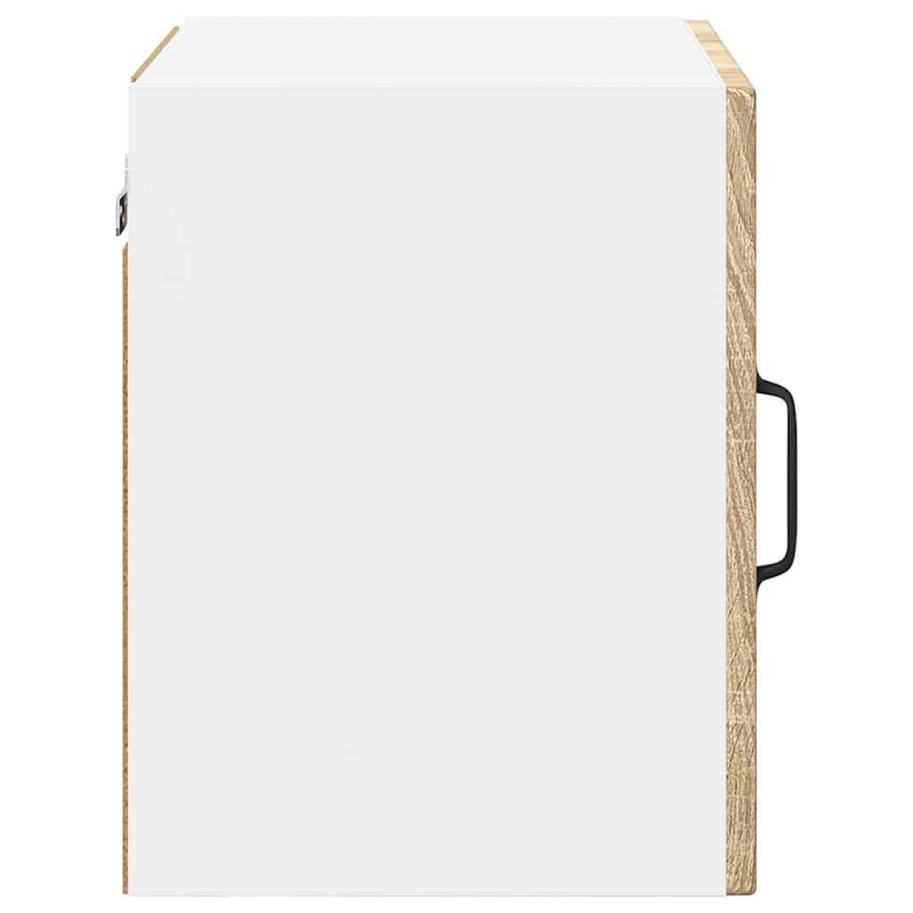 Vægskab til køkken med hylde 2 pcs Sonoma eg 40 x 31 x 40 cm