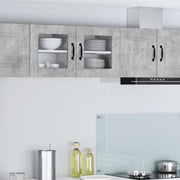 Køkkenskab med hylde Beton Grå 40 x 31 x 40 cm Konstrueret træ