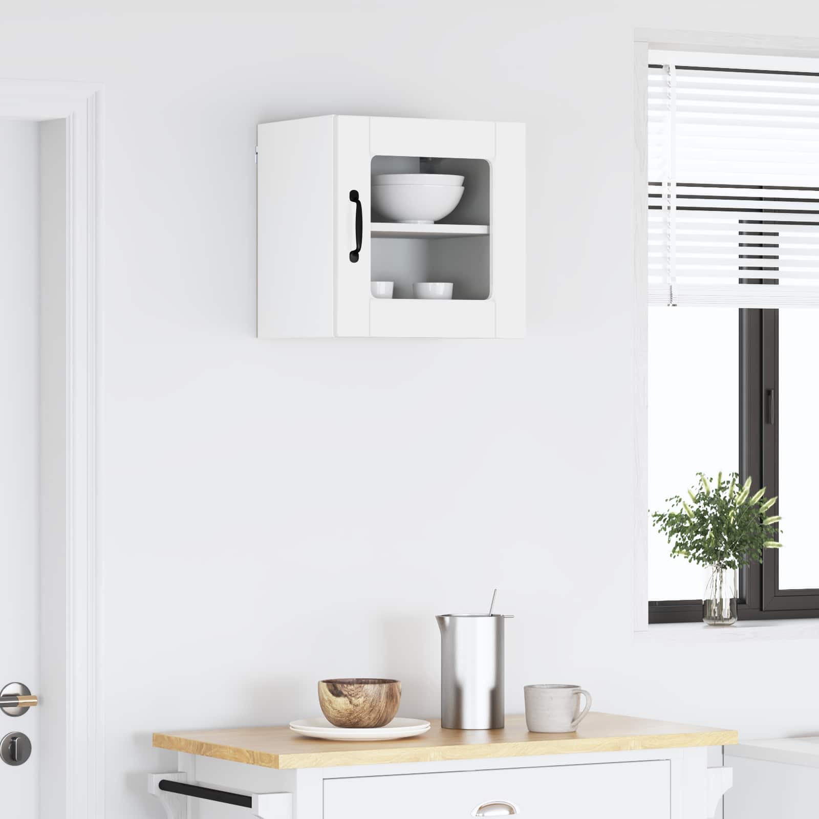 Væglågskab PORTO Høj gloss hvid 40 x 31 x 40 cm Konstrueret træ