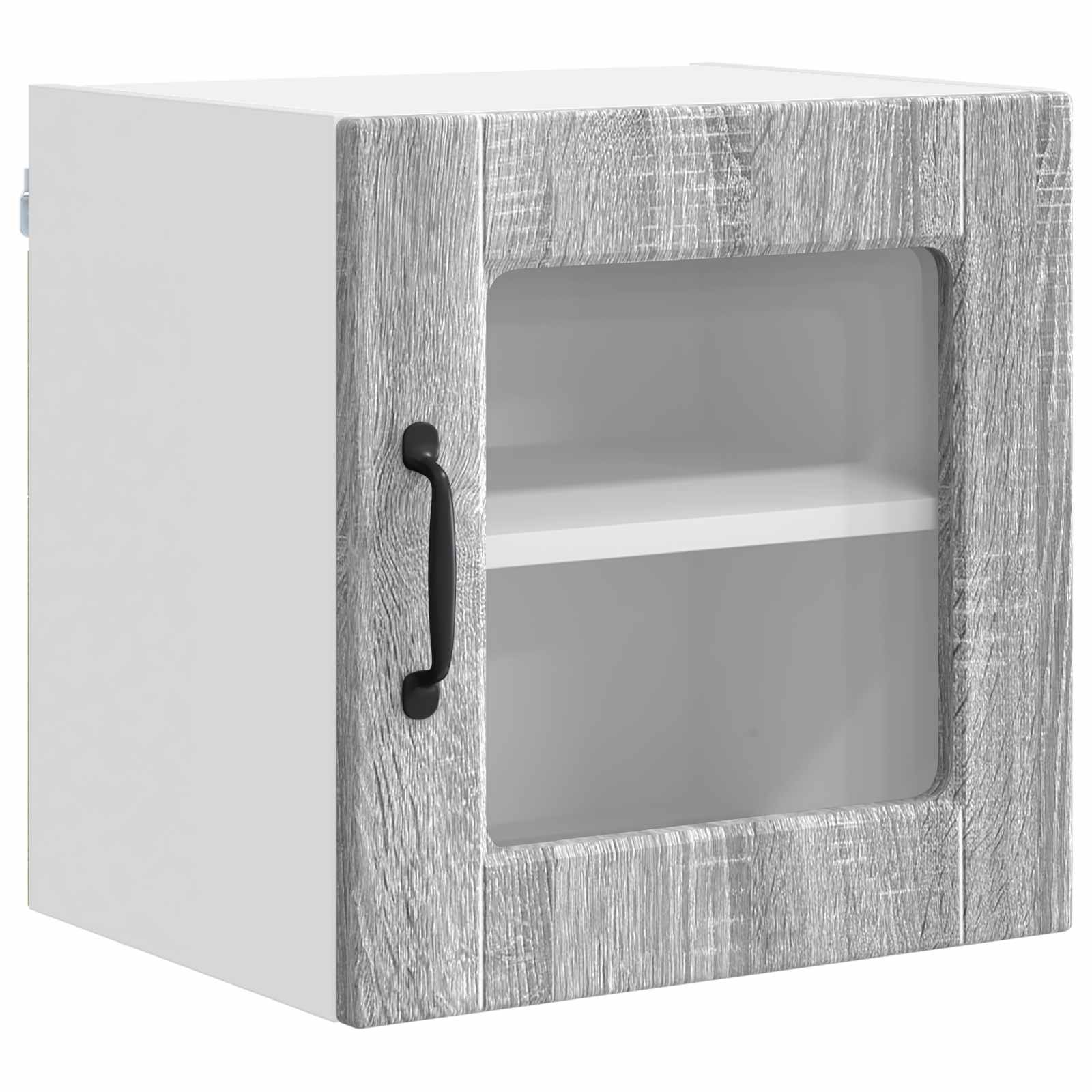 Væglampe Skab PORTO 2 pcs Grå Sonoma 40 x 31 x 40 cm