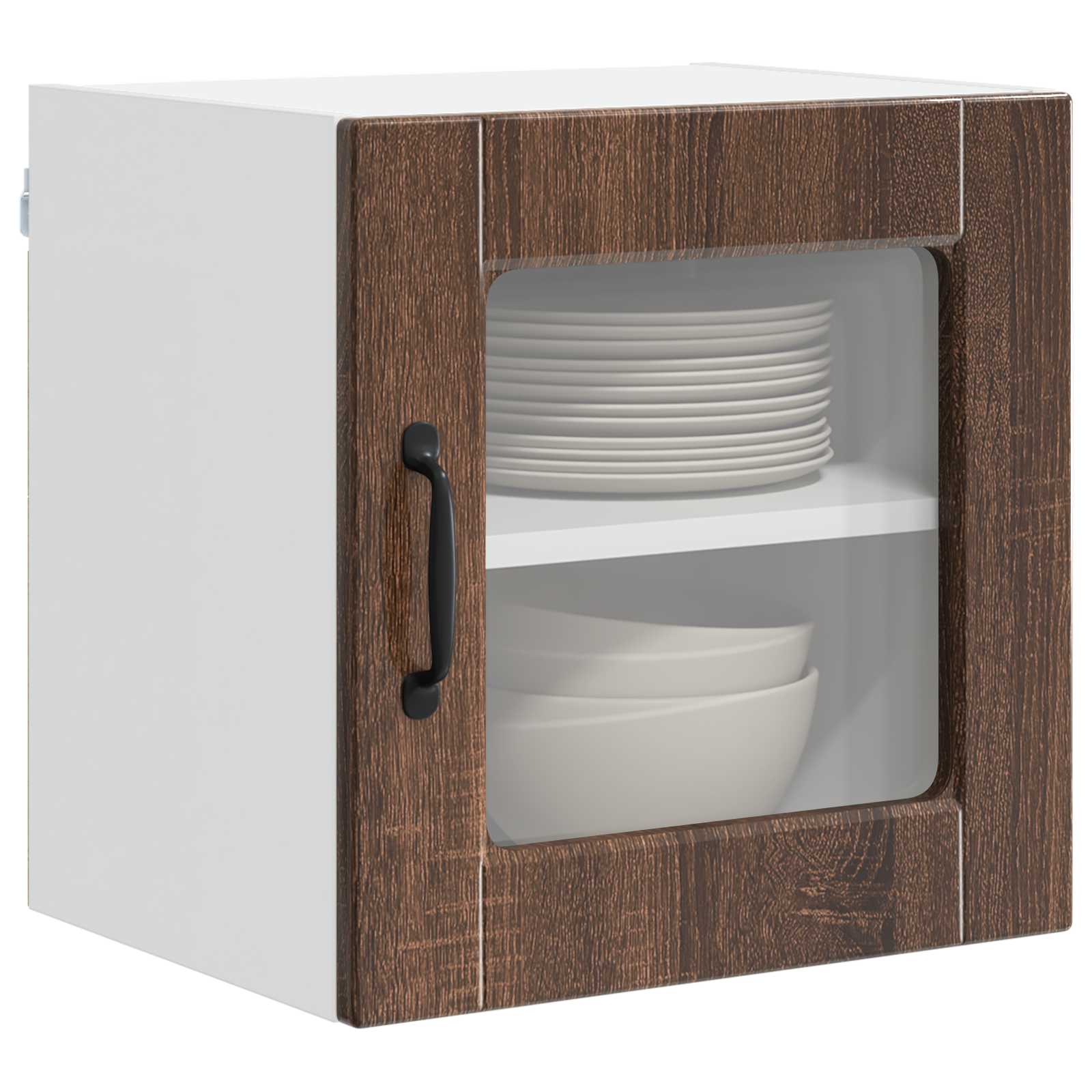 Væglågskab PORTO 2 pcs Brun eg 40 x 31 x 40 cm Konstrueret træ