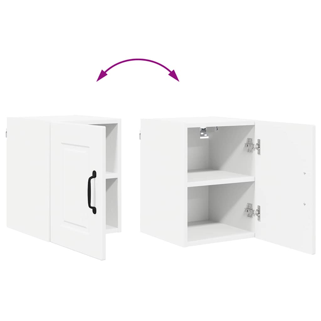 Vægskab til køkken med dør Hvid 30 x 31 x 40 cm Konstrueret træ