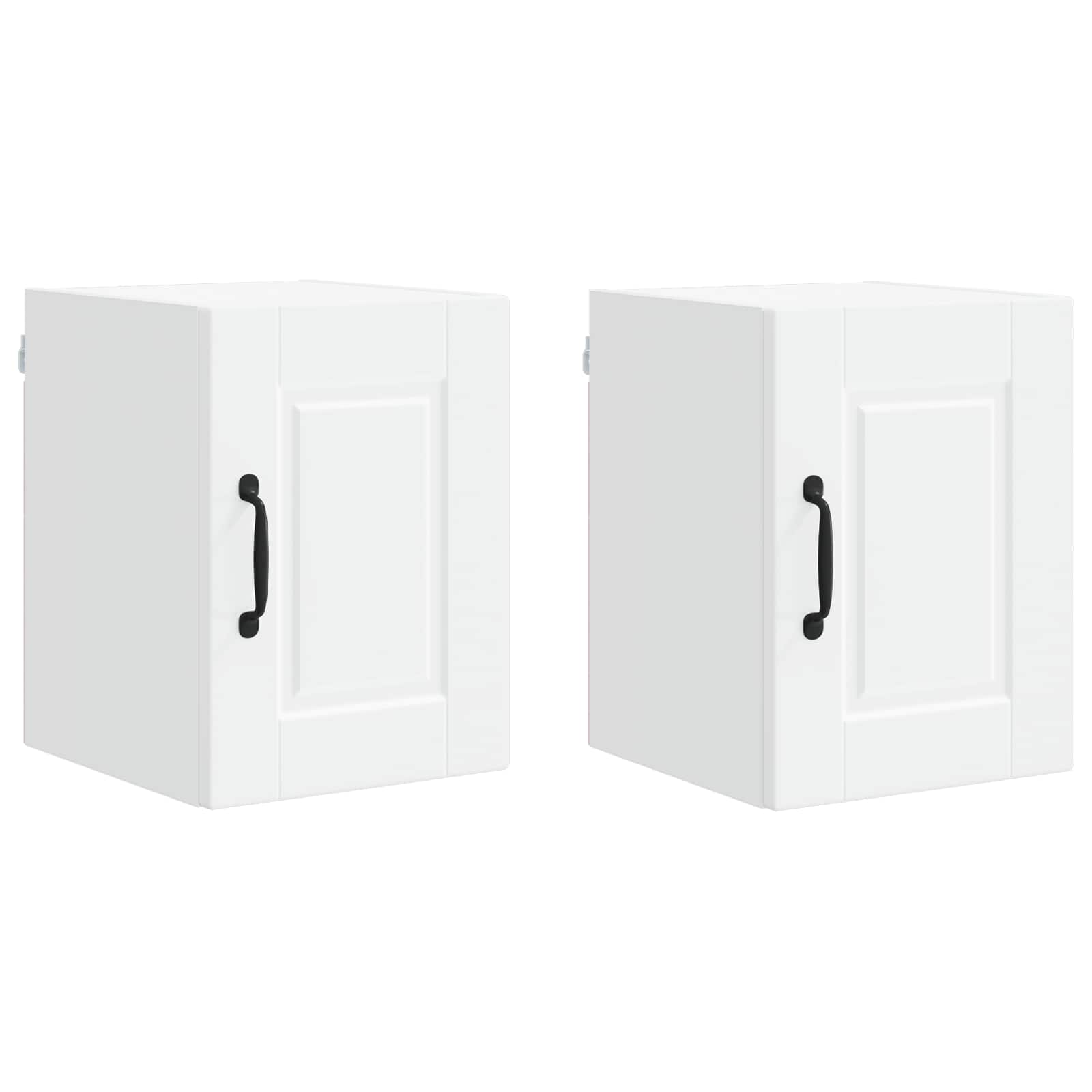 Køkkenskab med hylde 2 pcs Hvid 30 x 31 x 40 cm Konstrueret træ