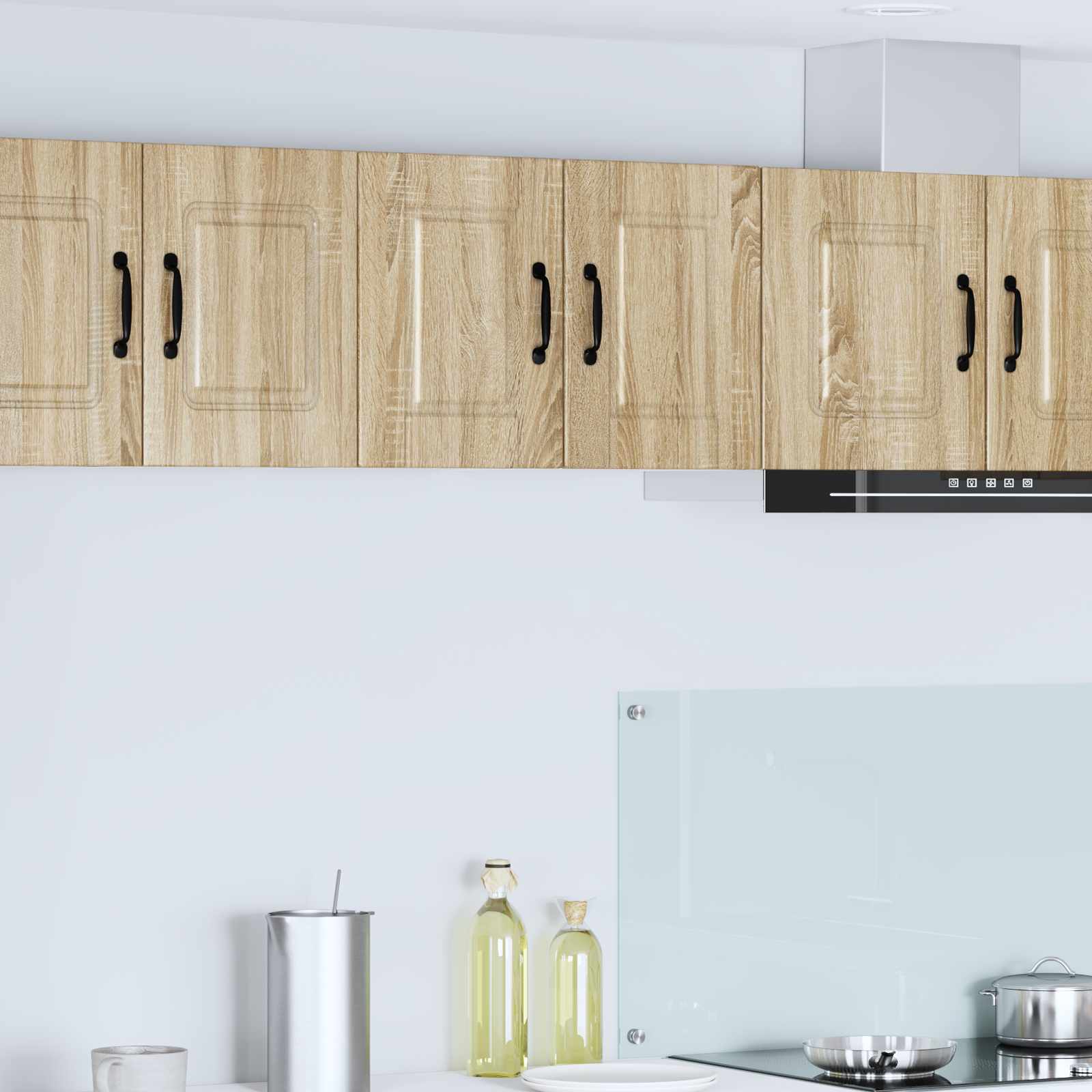 Vægskab PORTO 2 pcs Sonoma eg 30 x 31 x 40 cm Konstrueret træ