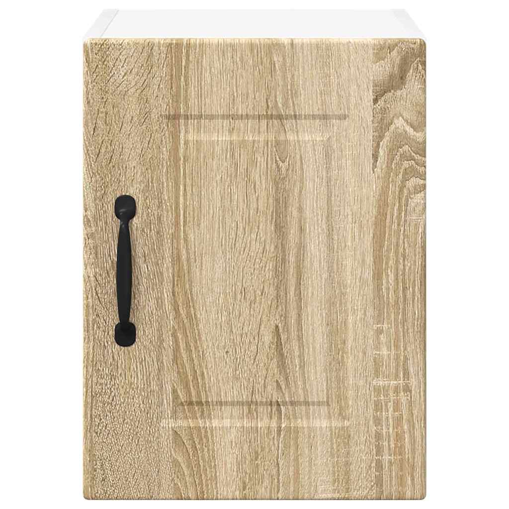 Vægskab til køkken med hylde 2 pcs Sonoma eg 30 x 31 x 40 cm