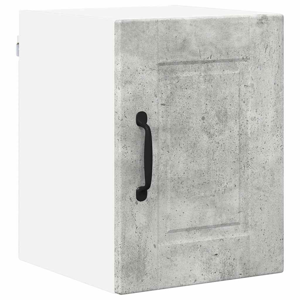 Vægskab til køkken med hylde 2 pcs Beton Grå 30 x 31 x 40 cm