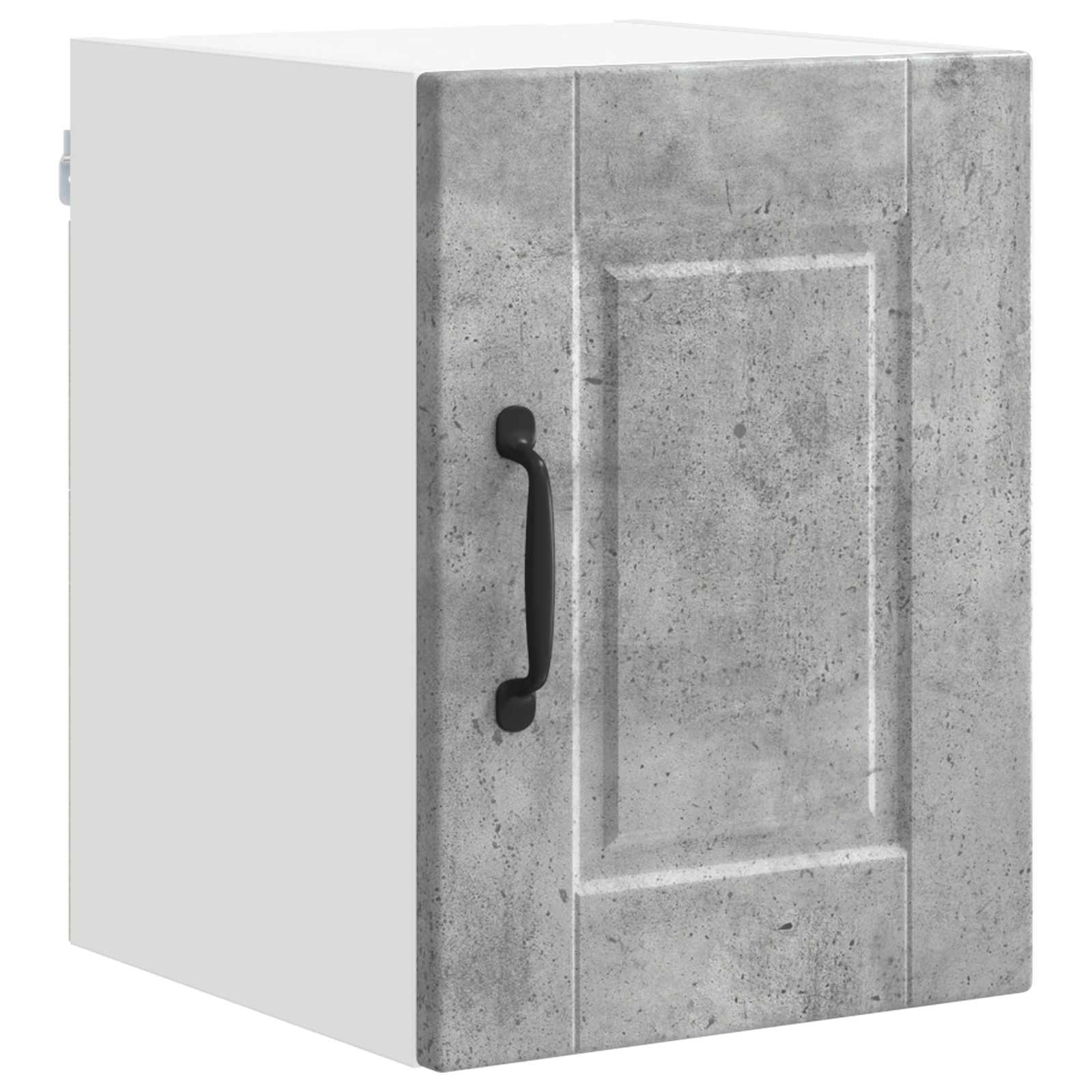 Vægskab PORTO 2 pcs Beton Grå 30 x 31 x 40 cm Konstrueret træ