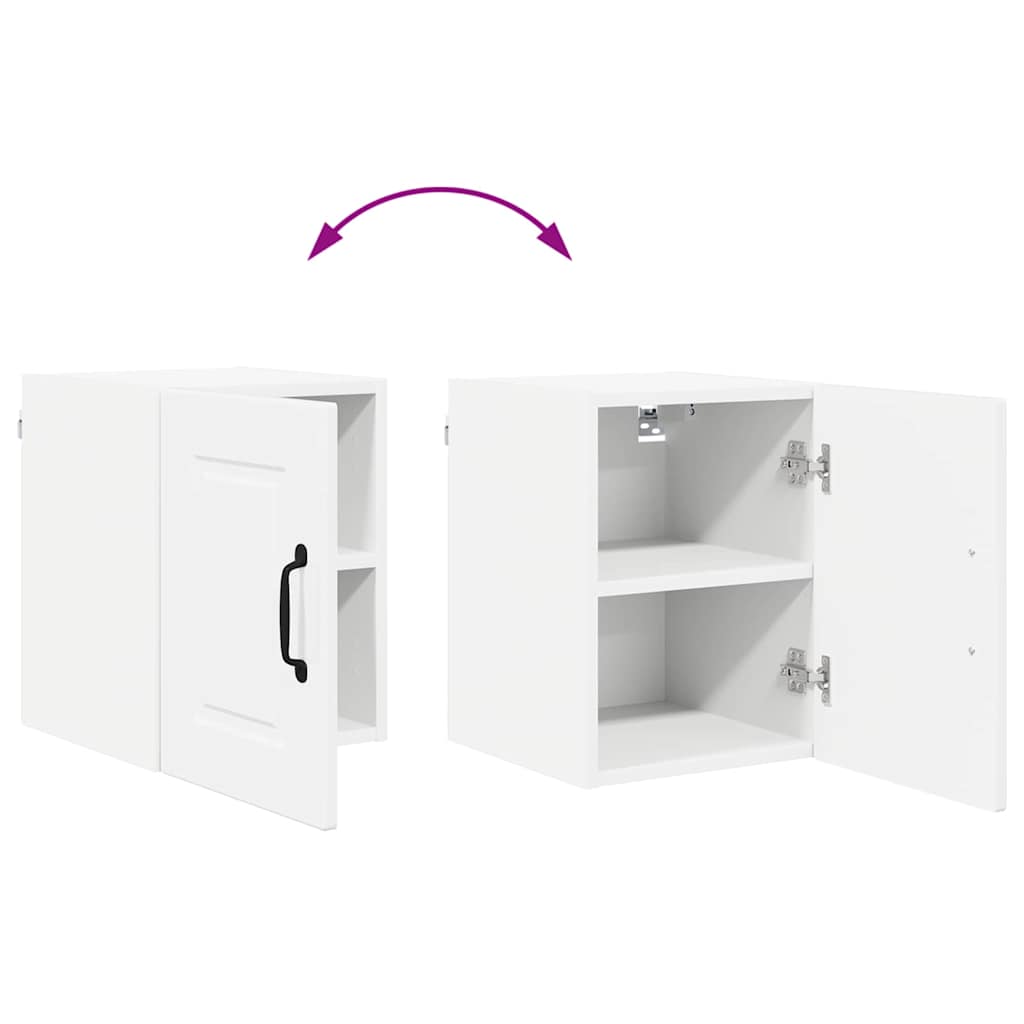 Vægskab til køkken med hylde Høj gloss hvid 30 x 31 x 40 cm