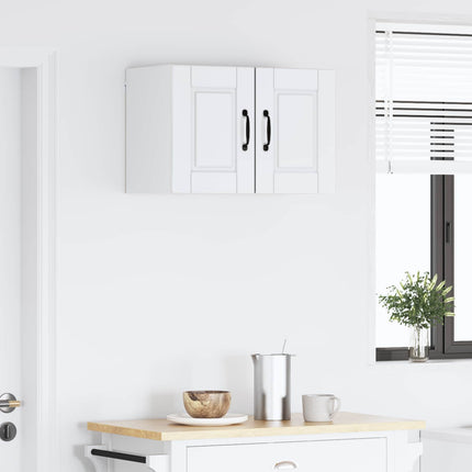 Vægskab PORTO 2 pcs Høj gloss hvid 30 x 31 x 40 cm