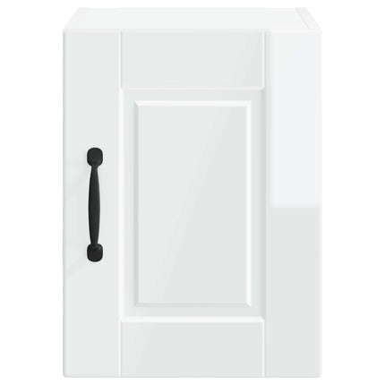 Vægskab PORTO 2 pcs Høj gloss hvid 30 x 31 x 40 cm