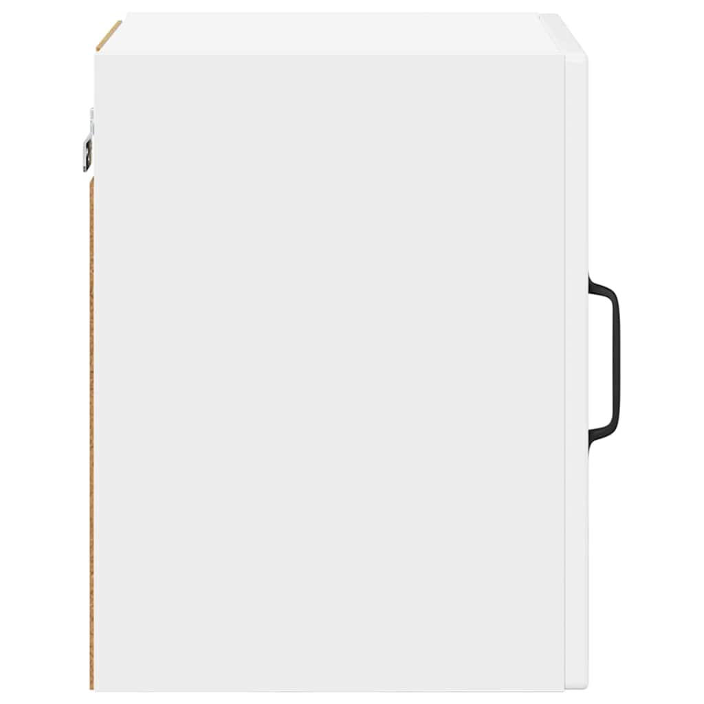 Vægskab til køkken med dør 2 pcs Høj gloss hvid 30 x 31 x 40 cm