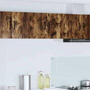 Vægskab til køkken med hylde 2 pcs Røget eg 30 x 31 x 40 cm