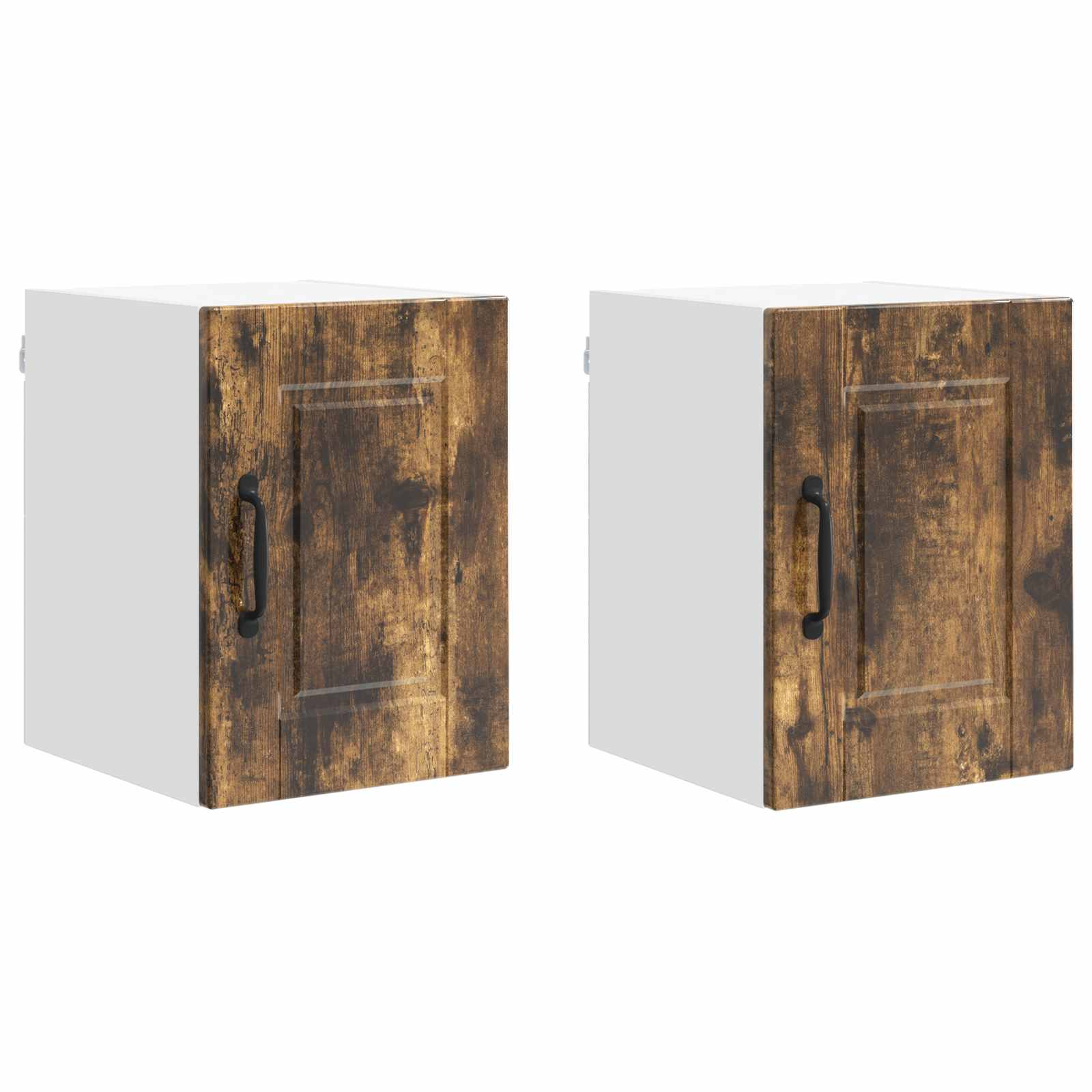 Vægskab PORTO 2 pcs Røget eg 30 x 31 x 40 cm Konstrueret træ