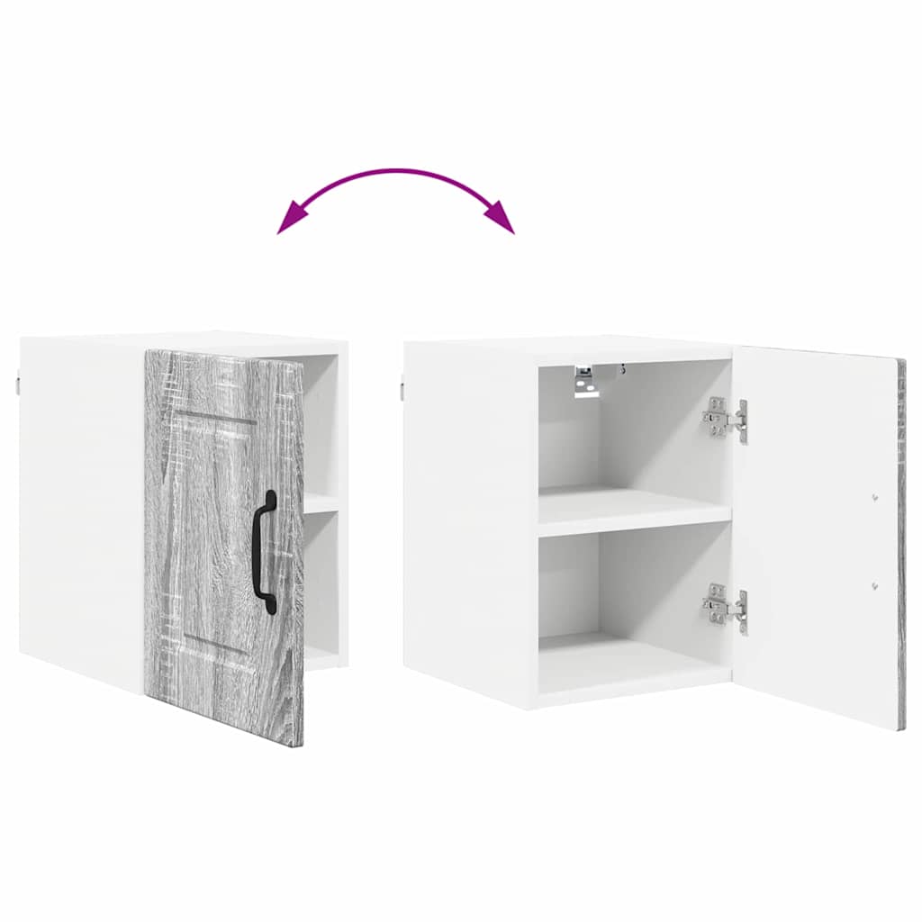 Vægskab til køkken Grå Sonoma 30 x 31 x 40 cm Konstrueret træ