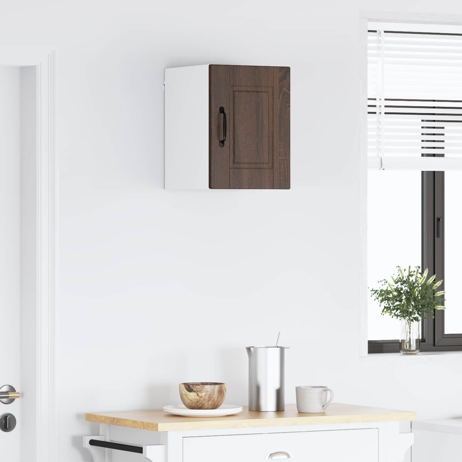 Køkkenskab med hylde Brun eg 30 x 31 x 40 cm Konstrueret træ