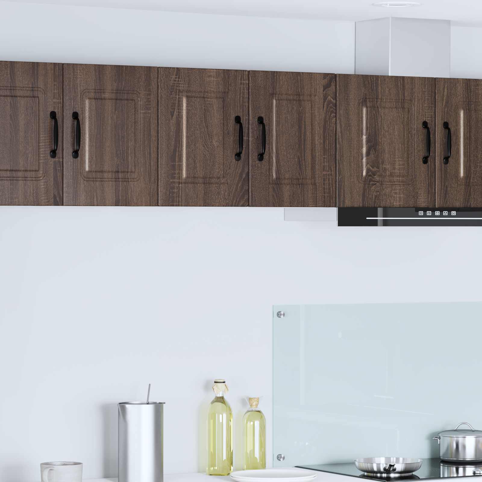 Vægskab PORTO 2 pcs Brun eg 30 x 31 x 40 cm Konstrueret træ
