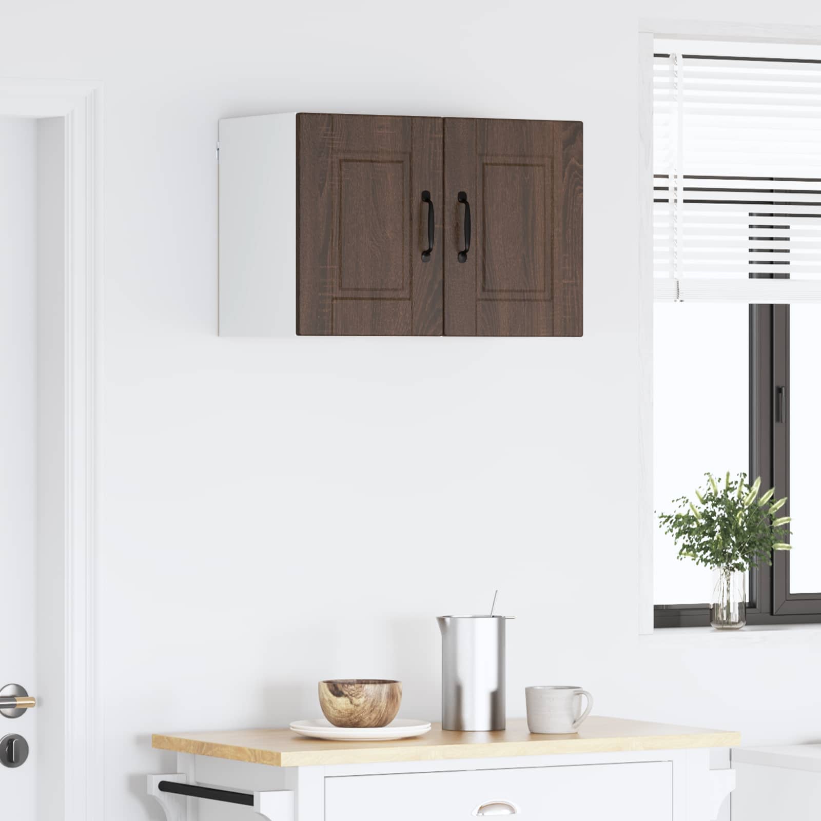 Vægskab PORTO 2 pcs Brun eg 30 x 31 x 40 cm Konstrueret træ