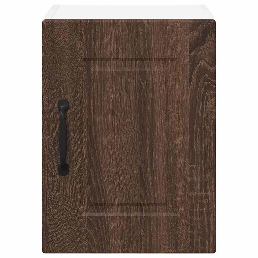 Vægskab til køkken med hylde 2 pcs Brun eg 30 x 31 x 40 cm