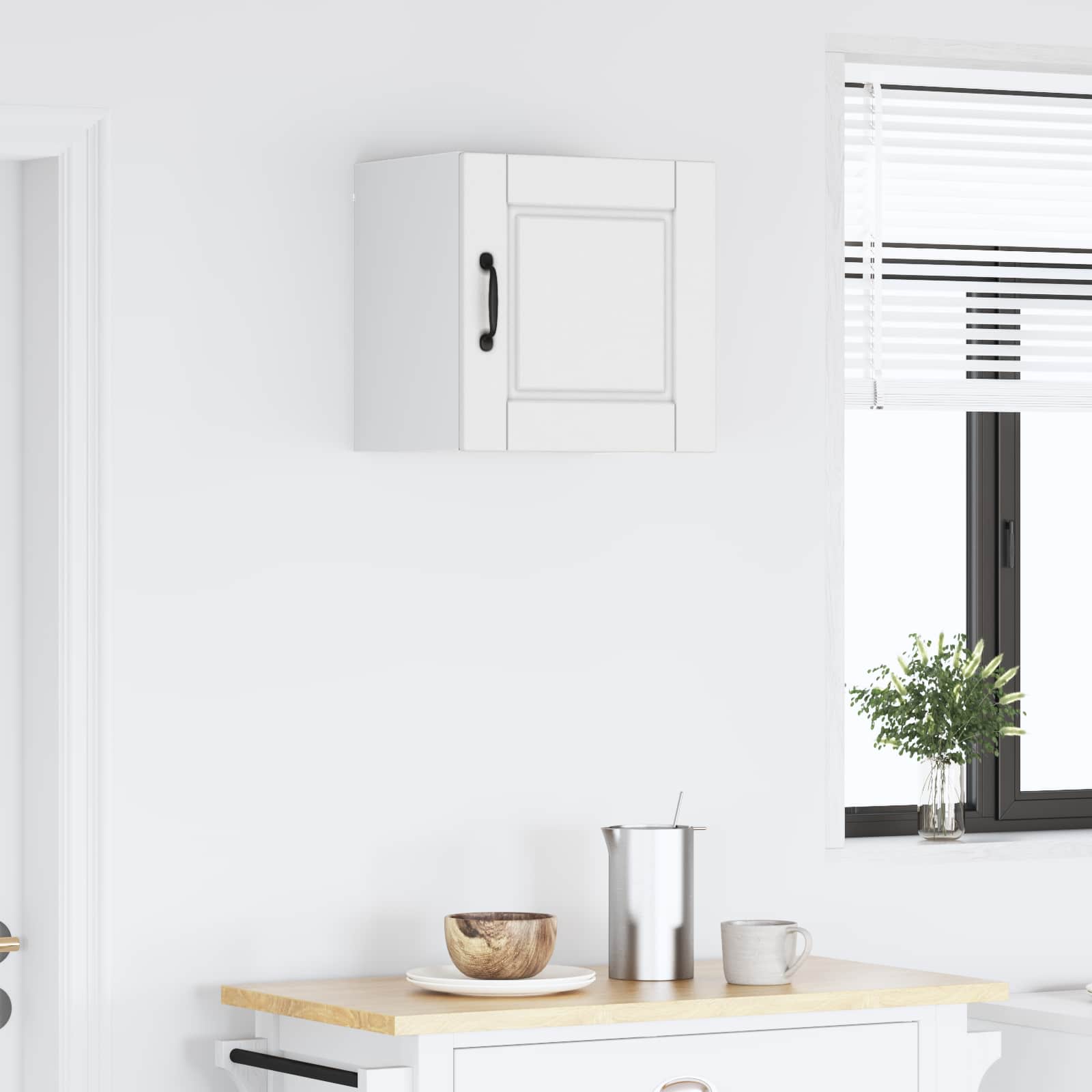 Køkkenskab med hylde Hvid 40 x 31 x 40 cm Konstrueret træ