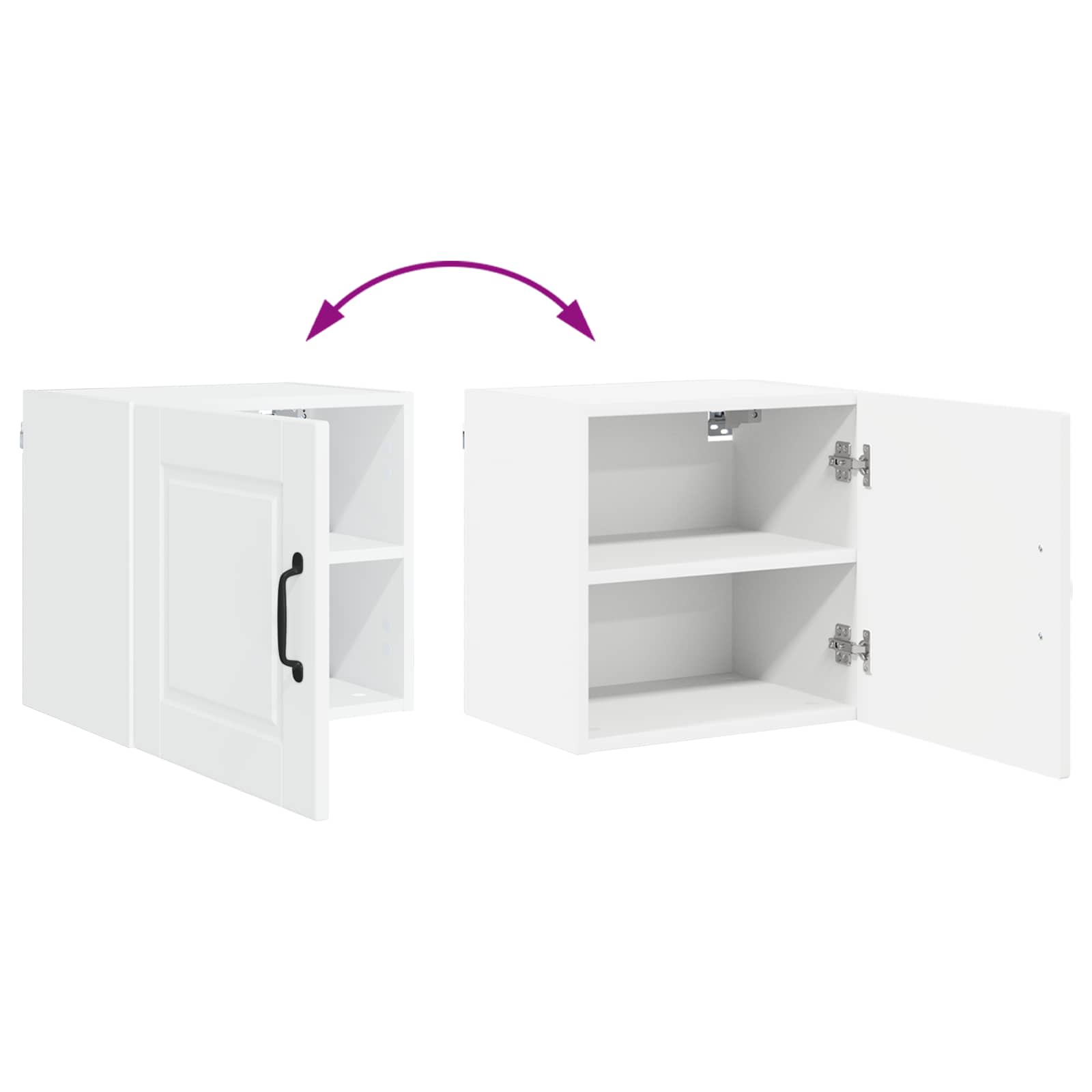 Køkkenskab med hylde Hvid 40 x 31 x 40 cm Konstrueret træ