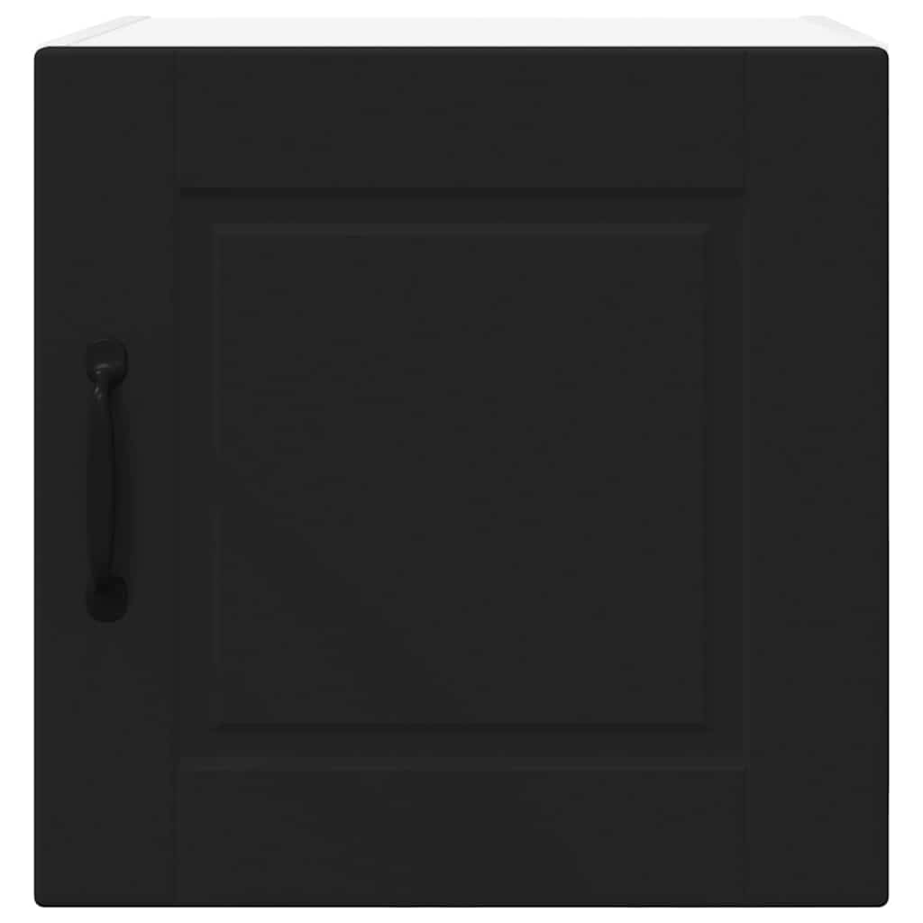 Vægskab til køkken 2 pcs Sort 40 x 31 x 40 cm Konstrueret træ