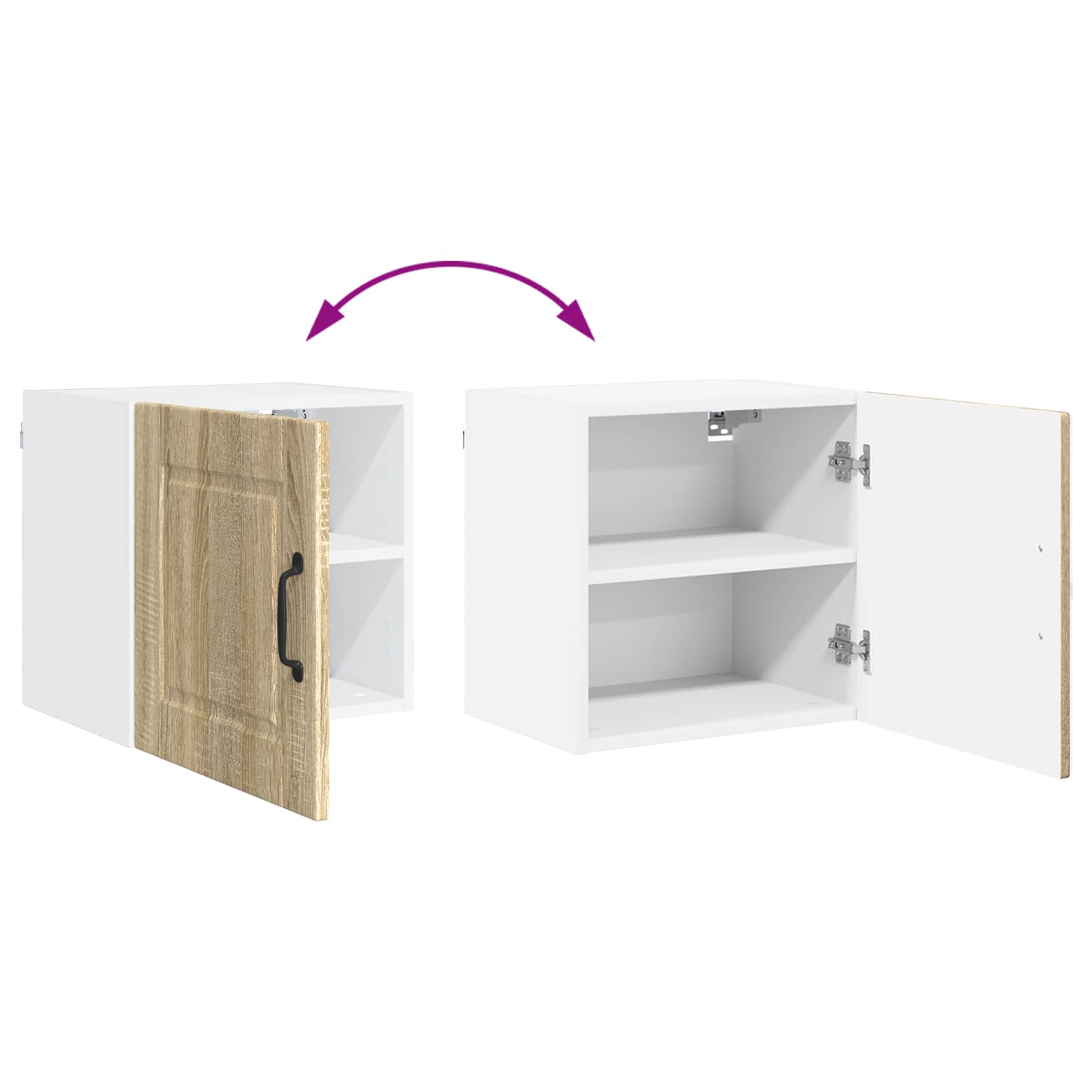 Køkkenskab med hylde Sonoma eg 40 x 31 x 40 cm Konstrueret træ